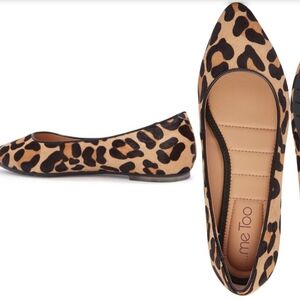 Me Too Aimee Cheetah Print Flats